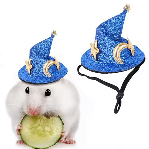 Davivian Hamstermütze, Hasenmütze, Partykostüm Zaubererhut für Hamster, Lustiger kreativer Haustierhut-Kostümhut für Meerschweinchen, Chinchillas, Frettchen von Davivian