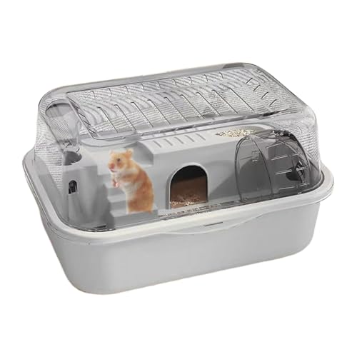 Davivian Haustier Hamsterkäfig,Zweistöckiger Kleintierlebensraum Mit Angebrachtem Laufrad - Kleintiergehege Mit Laufrad Für Kaninchen Gerbil Eichhörnchen Chinchilla Wohnheim Wohnzimmer Davivian Haustier Hamsterkäfig,Zweistöckiger Kleintierlebensraum Mit Angebrachtem Laufrad - Kleintiergehege Mit Laufrad Für Kaninchen Gerbil Eichhörnchen Chinchilla Wohnheim Wohnzimmer von Davivian