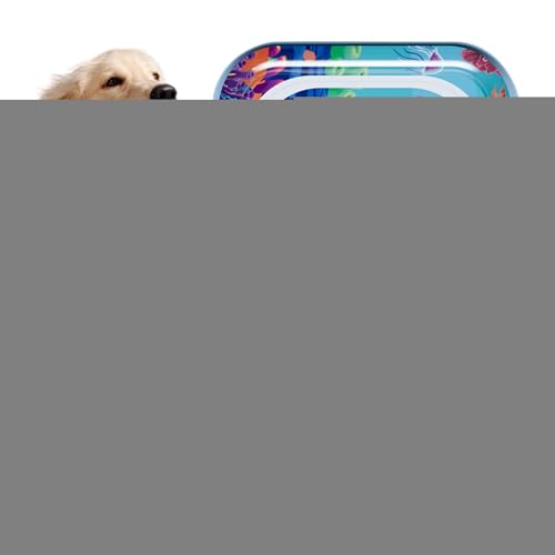 Davivian Haustierwasserbett, Wassermatte für Katzen - Katzenwasser -sensorische Spielmatte,Wear-resistente Hundekühlkissen, Tierversorgung für kleine mittelgroße Tiere Welpen Kätzchen von Davivian