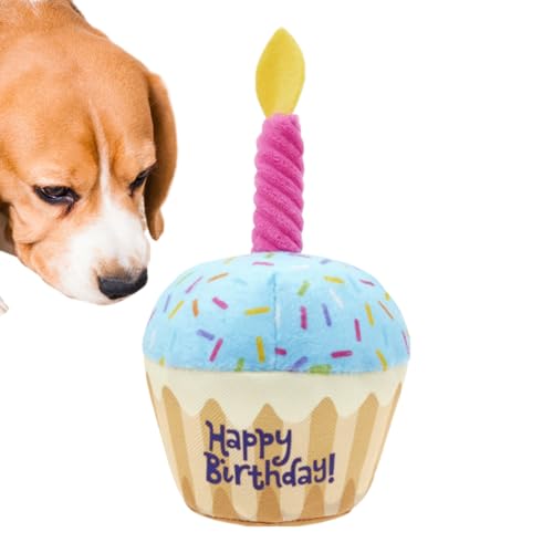 Davivian Hund Geburtstagskuchen - Interaktives Plüschspielzeug Für Geburtstage,Weiches Welpen Foto Zubehör Party Deko Für Alle Hunderassen Davivian Hund Geburtstagskuchen - Interaktives Plüschspielzeug Für Geburtstage,Weiches Welpen Foto Zubehör Party Deko Für Alle Hunderassen von Davivian