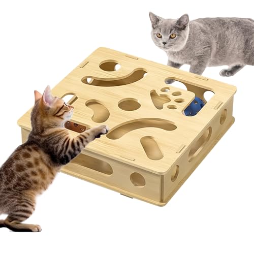 Davivian Katzen Denkspiele | Interaktives Labyrinth Für Katzen,Spielzeug Für Energieabbau & Alleinspiel Zuhause Haustiere Davivian Katzen Denkspiele | Interaktives Labyrinth Für Katzen,Spielzeug Für Energieabbau & Alleinspiel Zuhause Haustiere von Davivian