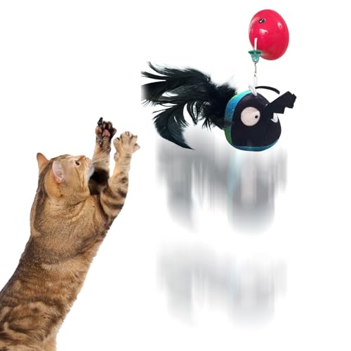 Davivian Katzenminze Spielzeug | Indoor Spielzeug Mit Vogelgezwitscher - Berührungsaktiviertes Piepsendes Plüschspielzeug Für Bewegungsförderndes Indoor Spiel Davivian Katzenminze Spielzeug | Indoor Spielzeug Mit Vogelgezwitscher - Berührungsaktiviertes Piepsendes Plüschspielzeug Für Bewegungsförderndes Indoor Spiel von Davivian