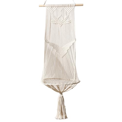 Davivian Kuscheltier Aufbewahrung Hängend Netz, 40x40x110 cm Katzenhängematte Makramee Fransenhängematte Handgewebtes Katzennest, Boho Makramee Stofftier Netz Zum Aufhängen Davivian Kuscheltier Aufbewahrung Hängend Netz, 40x40x110 cm Katzenhängematte Makramee Fransenhängematte Handgewebtes Katzennest, Boho Makramee Stofftier Netz Zum Aufhängen von Davivian
