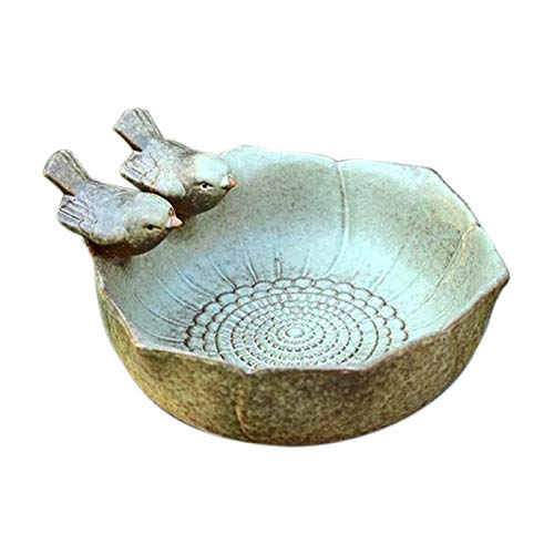 Dawafit Keramik GeburtsbäDer Garten Dekor Geburts Futter Keramik Aquarium Retro Finish HäUschen von Dawafit