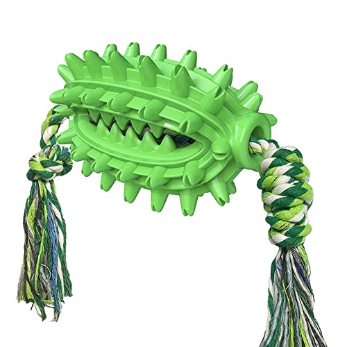 DawnDream Hundespielzeug UnzerstöRbar Heiße Modelle Kaktus Hundespielzeug mit Seilbissbeständigkeit Zahnbürste Pet Supplies Hundespielzeug (Color : Green) von DawnDream