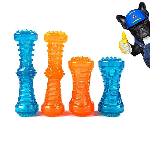 Hundespielzeug UnzerstöRbar Großer Hund Knochengummi Haustier Spielzeug Sound Strong Bissbeständige Haustiere Zahnbrush Spielwaren Zug Zähne Reinkauen Hundespielzeug (Color : 1) von DawnDream