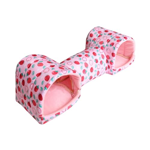 Dawutocap Hamster Tunnel Bett Tunnel Kaninchen Spielzeug Weiche Höhle Haus für Hamster für Meerschweinchen, Rennmäuse Molar Spielzeug von Dawutocap