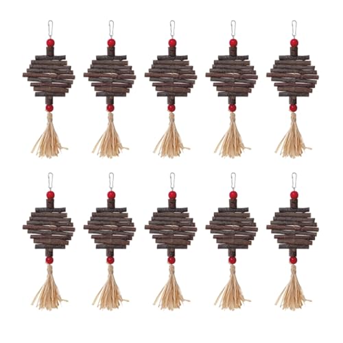 Dawutocap Kauspielzeug für kleine Haustiere, zum Aufhängen, Kauspielzeug, zum Zähneknirschen, Papageien, Sittiche, Vogel, afrikanisch, für Nymphensittiche, konure Zähne Dawutocap Kauspielzeug für kleine Haustiere, zum Aufhängen, Kauspielzeug, zum Zähneknirschen, Papageien, Sittiche, Vogel, afrikanisch, für Nymphensittiche, konure Zähne von Dawutocap
