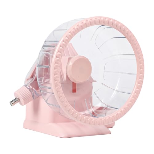 Dawutocap Silents Hamsterrad Multifunktionales Hamsterrad Quite Running Spinner Wheel mit Wasser und Futter von Dawutocap