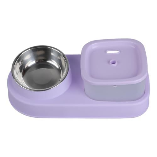 Elegante Katzen Schüssel Schale Set Set Treat Water Spender Behälter 2 In 1 Wasserschalen Haustierutensilien Automatische Katzenfuttermittel von Dawutocap