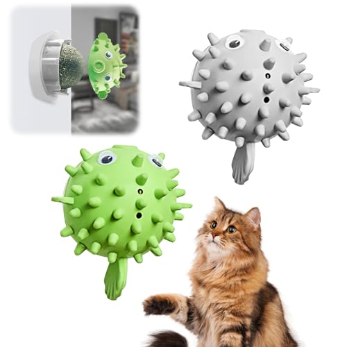 Dayinkes 2PCS Katzenminze Bälle für Katzen, Katzenminze Bälle, die an der Wand kleben, Gesunde Zähne Reinigung Dental Kätzchen Spielzeug, Katze Gesicht Kratzer, Katzenminze Spielzeug für Katzen Dayinkes 2PCS Katzenminze Bälle für Katzen, Katzenminze Bälle, die an der Wand kleben, Gesunde Zähne Reinigung Dental Kätzchen Spielzeug, Katze Gesicht Kratzer, Katzenminze Spielzeug für Katzen von Dayinkes