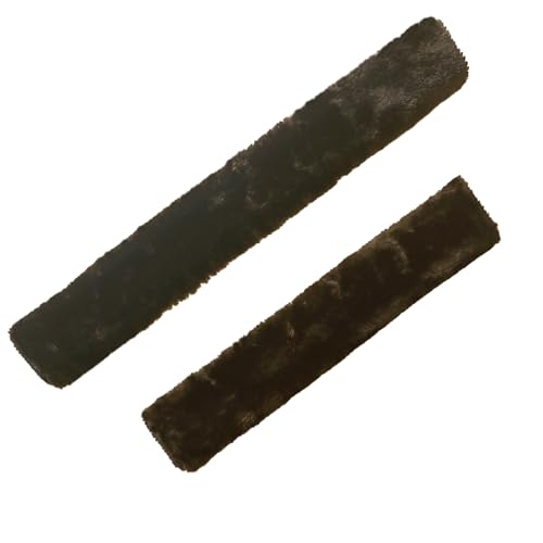 DayoVortex Weiche Fleece-Halfterabdeckungen für Pferde – verhindert, dass das Halfter auf dem Gesicht des Pferdes reibt, ideal für Pferdehalfterabdeckungen (Standard, Braun) von DayoVortex