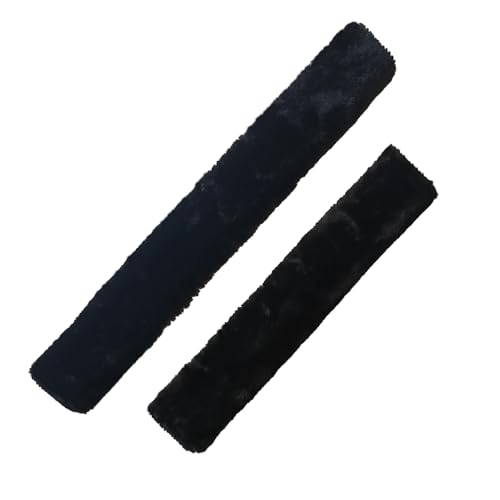 DayoVortex Weiche Fleece-Halfterabdeckungen für Pferde – verhindert, dass das Halfter auf dem Gesicht des Pferdes reibt, ideal für Pferdehalfterabdeckungen (Standard, schwarz) von DayoVortex