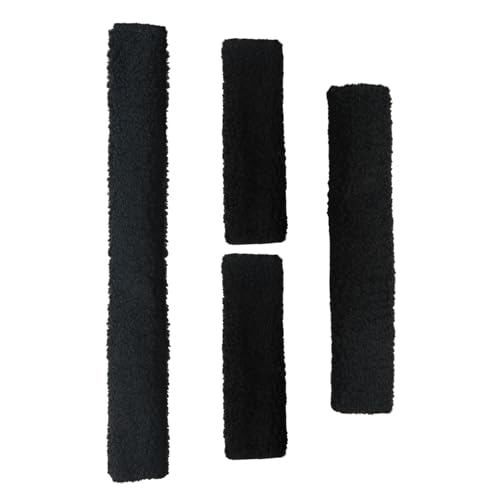 DayoVortex Weiche Fleece-Pferdehalfterabdeckung – verhindert, dass das Pferdehalfter auf dem Gesicht des Pferdes reibt, ideal für Fleece-Halfterabdeckungen (Deluxe, Schwarz) von DayoVortex