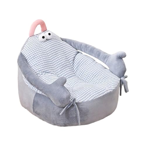 Dayysiuy Plush Dog Cat Pet Couch 45x45x30cm Soft Calming Sofa Bed Plush Soft Pet Cuddler Calming Sleeping Warming Sofa for Medium Small Cats and Dogs, Gray Dayysiuy Plush Dog Cat Pet Couch 45x45x30cm Soft Calming Sofa Bed Plush Soft Pet Cuddler Calming Sleeping Warming Sofa for Medium Small Cats and Dogs, Gray von Dayysiuy