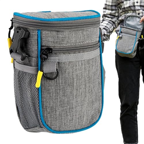 Dayysiuy Welpen-Trainingstasche für Leckerlis, wasserdichter Snack-Behälter für Hunde, Leckerli-Tasche mit Gürtelclip, reflektierender Streifen, Sicherheit, tragbar, leicht zu transportieren, von Dayysiuy