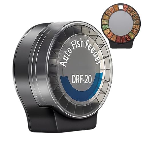 Dayysiuy futterautomat Mit Einstellbarer 6-Stufen-Kontrolle - Automatischer Betta Futterautomat,140ml Timer Aquariumfütterung Für Desktop Becken Axolotl Schildkröte Dayysiuy futterautomat Mit Einstellbarer 6-Stufen-Kontrolle - Automatischer Betta Futterautomat,140ml Timer Aquariumfütterung Für Desktop Becken Axolotl Schildkröte von Dayysiuy