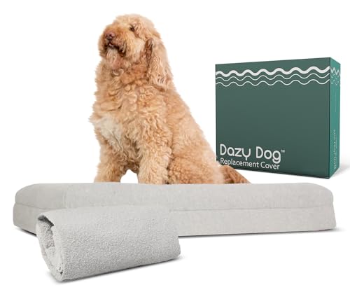 Dazy Dog Bezug für orthopädisches Bett, waschbar, für große Betten, Boucle Pebble von Dazy Dog
