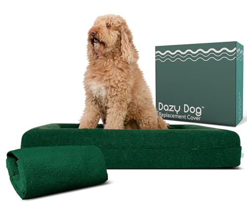 Dazy Dog Bezug für orthopädisches Bett, waschbar, für kleine Betten, Boucle Forest von Dazy Dog