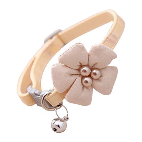 Blumenkatze Halsband Verstellbare Hundehalsbänder Für Kleine Welpen Süße Blumendekorationen Mädchen Weibliche Haustierkostümzubehör von Dcaknri