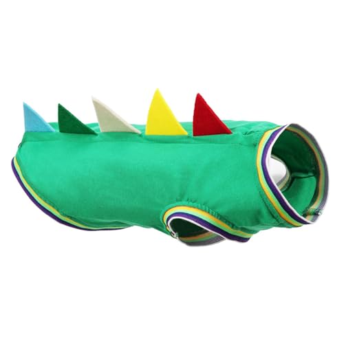 Dackel-Dinosaurier-Kostüm, Weste, 2-Bein-Design, einfach zu tragen, Haustier-Cosplay-Outfit für Halloween-Partys und Versammlungen, Dackel-Dinosaurier-Weste von Dcaknri
