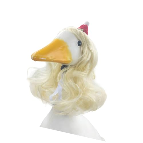 Dcaknri Blonde Gänse Perücken Accessoire Lockighaarige Dekoration Für Versammlungen Zeigt Hitzebeständige Wälder Hitzebeständiges Synthetisches Haar Haustier Perücken Dcaknri Blonde Gänse Perücken Accessoire Lockighaarige Dekoration Für Versammlungen Zeigt Hitzebeständige Wälder Hitzebeständiges Synthetisches Haar Haustier Perücken von Dcaknri