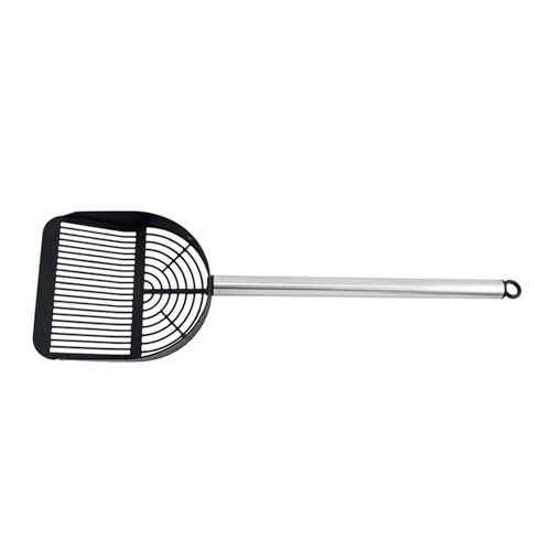 Dcaknri Katzenstreuschaufel mit Schaufelgriff, Metallschaufel, hohl, Kotsieb, ergonomischer Edelstahlgriff, Edelstahl-Kotschaufeln Dcaknri Katzenstreuschaufel mit Schaufelgriff, Metallschaufel, hohl, Kotsieb, ergonomischer Edelstahlgriff, Edelstahl-Kotschaufeln von Dcaknri