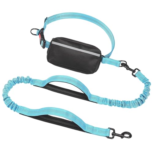 Dcaknri Elastischer Stoßdämpfer Hunde Gehgürtel Mit Abnehmbarem Wasserdichtem Aufbewahrungsbeutel Und 360 Grad Drehclip Zum Laufenden Elastischen Hundeleinen Dcaknri Elastischer Stoßdämpfer Hunde Gehgürtel Mit Abnehmbarem Wasserdichtem Aufbewahrungsbeutel Und 360 Grad Drehclip Zum Laufenden Elastischen Hundeleinen von Dcaknri