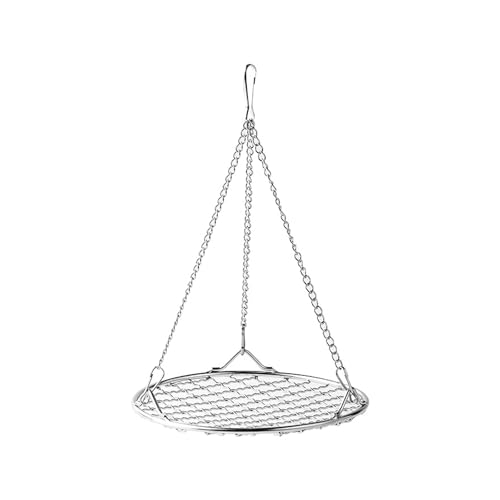 Sichere Edelstahl-Vogel-Hängematten-Schaukel mit Metallkette für Papageien, Nymphensittiche und kleine Haustiere, kaufestes Vogel-Hängebett von Dcaknri