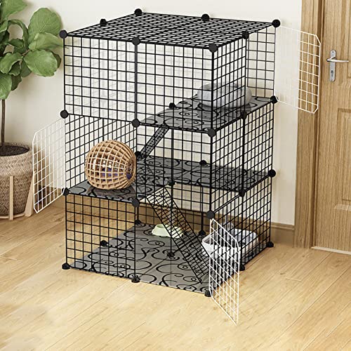 Katzenkäfig 3-stöckig Katzengehege für Kaninchen Gittergehege Katzenkäfig Katzenkafig Balkon Metall Kleintierauslauf Kleintiergehege aus Metallgitter inkl. Tür Kleintiergehege Katzenkäfig 3-stöckig Katzengehege für Kaninchen Gittergehege Katzenkäfig Katzenkafig Balkon Metall Kleintierauslauf Kleintiergehege aus Metallgitter inkl. Tür Kleintiergehege von Ddasam