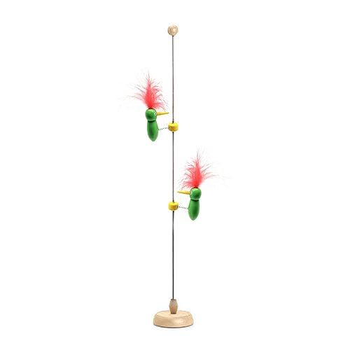 Ddujbtp Spring Wood Entertaining and Stress Relieving Pet Toy Safe Wood Entertainment For With Ddujbtp Spring Wood Entertaining and Stress Relieving Pet Toy Safe Wood Entertainment For With von Ddujbtp