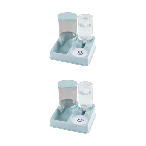 Elegant Cats Bowl Food Dish Set Treat Water Dispenser Container 2 In 1 Water Bowls Anti-Split Pet Utensils Dog Feeder Automatic von Ddujbtp
