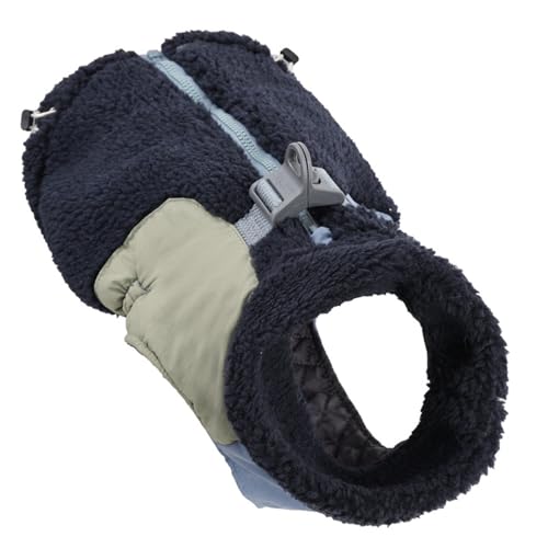 Fellweste für kleine bis große Hunde, weicher Overall, Pullover, Winter-Pyjama, Polyester, Hundebekleidung für den Winter von Ddujbtp