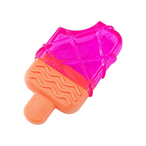 Kauspielzeug für Hunde, Quietsch-Beißring, Eis am Stiel, Form für und kleine Hunde, Klangspielzeug, Kauspielzeug, Beißring Kauspielzeug für Hunde, Quietsch-Beißring, Eis am Stiel, Form für und kleine Hunde, Klangspielzeug, Kauspielzeug, Beißring von Ddujbtp