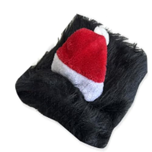 Weihnachtsmütze mit Löwen-Perücke, lustiges Kostüm mit Bart für Urlaub, Party, Polyester, Haustier-Kostüm, Hut Weihnachtsmütze mit Löwen-Perücke, lustiges Kostüm mit Bart für Urlaub, Party, Polyester, Haustier-Kostüm, Hut von Ddujbtp