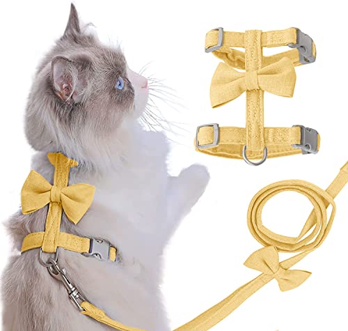 Katzengeschirr und Leine, Katzenleine und Geschirr-Set, Ddzmz, weiches Netzgewebe, atmungsaktiv, verstellbar, Katzenweste, Haustiergeschirr zum Spazierengehen, ausbruchsicher, Frettchen, 1 Packung Katzengeschirr und Leine, Katzenleine und Geschirr-Set, Ddzmz, weiches Netzgewebe, atmungsaktiv, verstellbar, Katzenweste, Haustiergeschirr zum Spazierengehen, ausbruchsicher, Frettchen, 1 Packung von Ddzmz