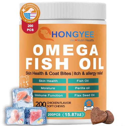 Pet Skin & Coat Care - Omega-3 Fischöl (200 leckere Snacks) für juckende Hunde und Katzen, fördert gesunde Haut und glänzendes Fell ! Pet Skin & Coat Care - Omega-3 Fischöl (200 leckere Snacks) für juckende Hunde und Katzen, fördert gesunde Haut und glänzendes Fell ! von DeBangsi