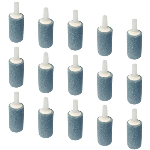Aquarium-Luftsteine, Luftpumpen-Zubehör von 2,5 cm Zylinder-Luftstein, Luftsprudler für Nano-Luftpumpen, Aquarien und kleine Eimer, 15 Stück Aquarium-Luftsteine, Luftpumpen-Zubehör von 2,5 cm Zylinder-Luftstein, Luftsprudler für Nano-Luftpumpen, Aquarien und kleine Eimer, 15 Stück von DeKago