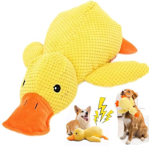 DePro Anti Stress Ente Hund, Sunshine Smile Anti Stress Ente Hund, Spielzeug Für Hunde, Quietschendes Spielzeug, Unzerstörbares Kuscheltier für Hunde,Dog Toys für Kleine, Mittlere, Große Hunde DePro Anti Stress Ente Hund, Sunshine Smile Anti Stress Ente Hund, Spielzeug Für Hunde, Quietschendes Spielzeug, Unzerstörbares Kuscheltier für Hunde,Dog Toys für Kleine, Mittlere, Große Hunde von DePro