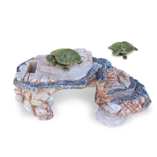 Sonnenplattform für Schildkröten mit 3 Saugnäpfen, große Schildkröten-Plattform, Schildkrötenplattform für Aquarium, Felsen für Schildkrötenbecken, Reptilien-Kletter-Dekoration Sonnenplattform für Schildkröten mit 3 Saugnäpfen, große Schildkröten-Plattform, Schildkrötenplattform für Aquarium, Felsen für Schildkrötenbecken, Reptilien-Kletter-Dekoration von Dean Designs