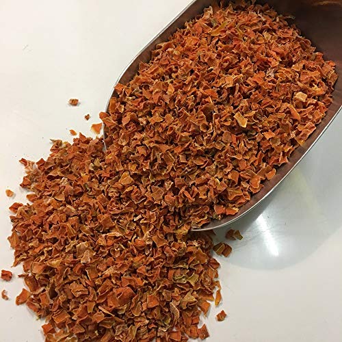 Debes Getrocknete Karotten für Hunde 1 kg Barf Gemüse - 100% natürlich - glutenfreie Karottenstücke ohne künstliche Zusätze von Debes