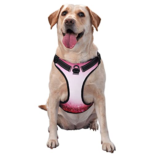 Hundegeschirr, Herzform, bedruckt, kein Ziehen, verstellbar, reflektierend, Haustier-Oxford-Weste, einfach anzuziehen Hundegeschirr, Herzform, bedruckt, kein Ziehen, verstellbar, reflektierend, Haustier-Oxford-Weste, einfach anzuziehen von Debou