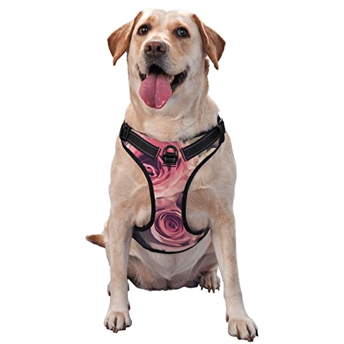 Hundegeschirr, bedruckt, kein Ziehen, verstellbar, reflektierend, Haustier-Oxford-Weste, einfach anzuziehen, Rosa Hundegeschirr, bedruckt, kein Ziehen, verstellbar, reflektierend, Haustier-Oxford-Weste, einfach anzuziehen, Rosa von Debou