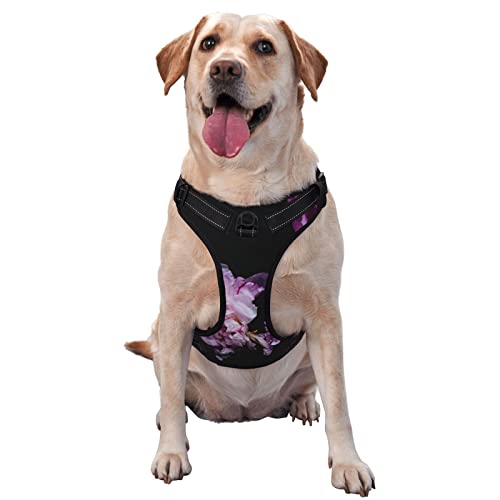 Hundegeschirr, bedruckt, kein Ziehen, verstellbar, reflektierend, Haustier-Oxford-Weste, einfach anzuziehen, Rosa Hundegeschirr, bedruckt, kein Ziehen, verstellbar, reflektierend, Haustier-Oxford-Weste, einfach anzuziehen, Rosa von Debou
