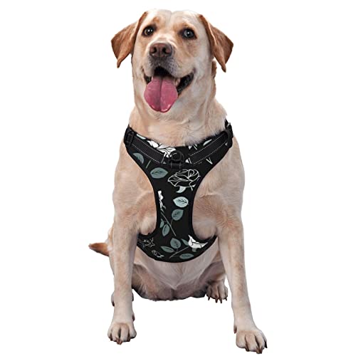 Hundegeschirr, kein Ziehen, reflektierend, für kleine, mittelgroße und große Hunde Hundegeschirr, kein Ziehen, reflektierend, für kleine, mittelgroße und große Hunde von Debou