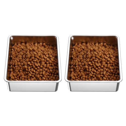 Decflow 2 x Edelstahlnäpfe für mittelgroße und große Hunde von Decflow