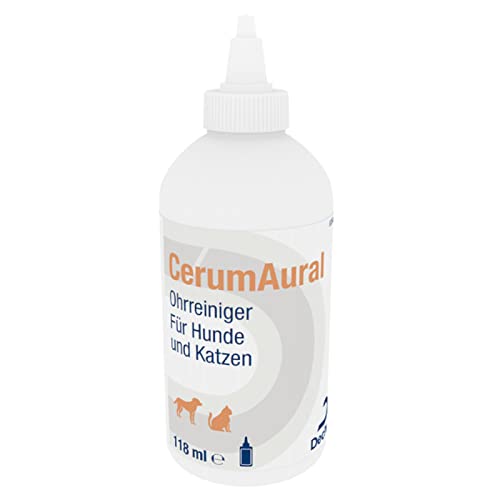 Dechra Ohrenpflege „CerumAural“ für Hunde, Flasche 118 ml von Dechra