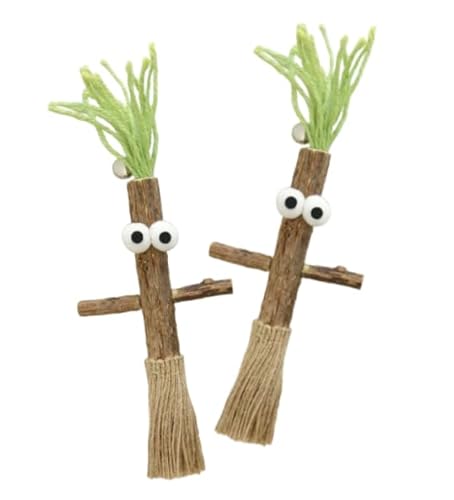 DecorDwell Katzen Kauspielzeug, Katzenminze Sticks, 3 Stück Kausticks für Katzen mit Glöckchen, Matatabi Katzenspielzeug für Zahnpflege, Gegen Mundgeruch, Interaktives Spielzeug DecorDwell Katzen Kauspielzeug, Katzenminze Sticks, 3 Stück Kausticks für Katzen mit Glöckchen, Matatabi Katzenspielzeug für Zahnpflege, Gegen Mundgeruch, Interaktives Spielzeug von DecorDwell