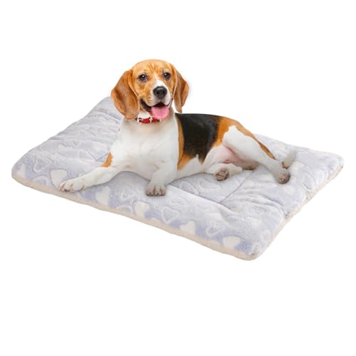 Decorhome Hundebett für Zwinger – Winter-Hundematte für Käfig 27,5 x 21,5 Zoll | Verdickte Haustier-Schlafmatte, weicher Katzenschlafsack, Katzenbetten, Möbel für Katzen, Hunde, Welpen, Haustier von Decorhome