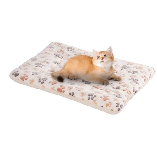 Decorhome Hundebett für Zwinger – Winter-Hundematte für Käfig 27,5 x 21,5 Zoll | Verdickte Haustier-Schlafmatte, weicher Katzenschlafsack, Katzenbetten, Möbel für Katzen, Hunde, Welpen, Haustier von Decorhome